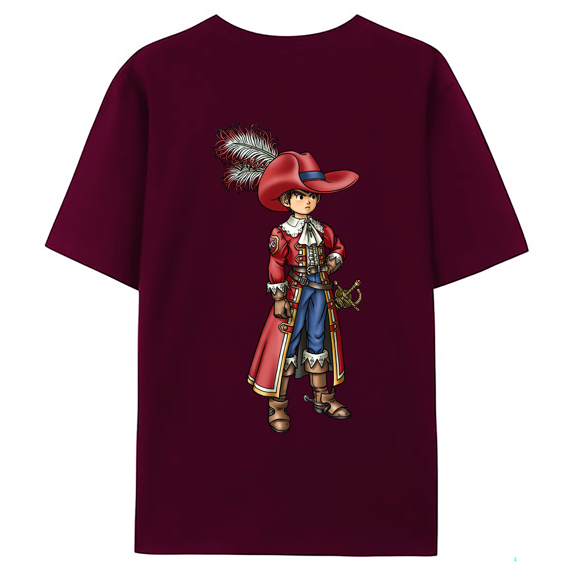 （画像用） ドラゴンクエスト Doragon Kuesuto Dragon Quest レディース半袖Tシャツ(バックプリント)